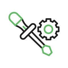 Maintenance icon vector image. Suitable for mobile apps, web apps and print media.