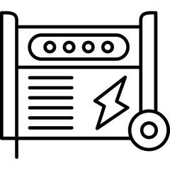 Ground Power Unit Icon