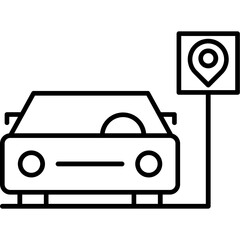 Rideshare Pickup Point Icon