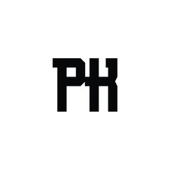 PK monogram logo design letter text name symbol monochrome logotype alphabet character simple logo