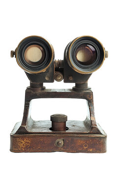 Isolated Vintage Stereoscope