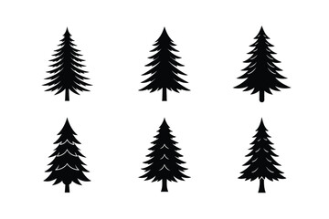 Obraz premium christmas tree set
