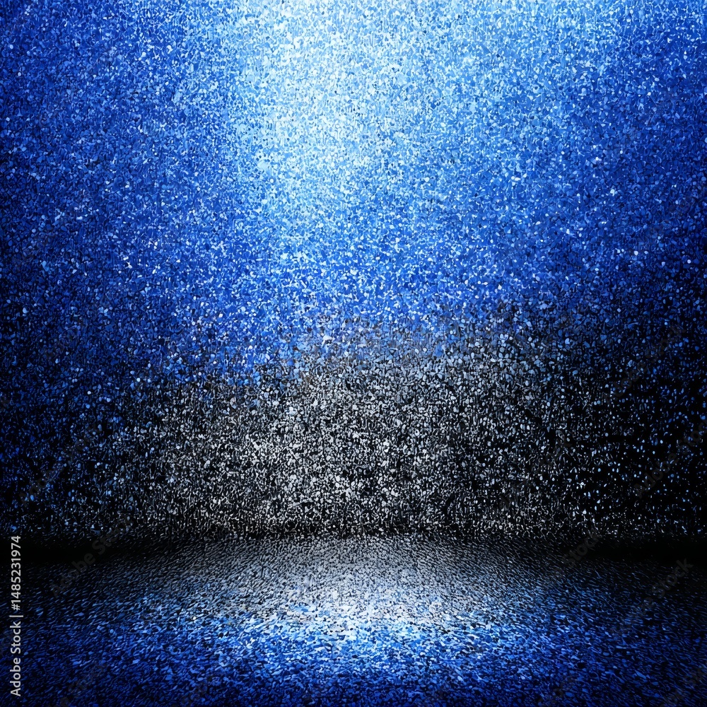 Aufkleber textured blue gradient background with a reflective surface, ideal for presentations and creative pr
