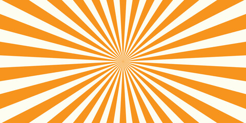 Sunburst striped background design red orange yellow abstract backdrop design