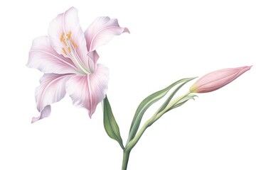 Fototapeta premium Lily flower blossom plant.