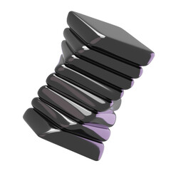Chrome Shape abstract 3D Illustrations