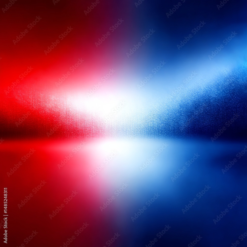 Leinwandbilder dynamic abstract red, white, and blue gradient with textured surface and subtle light rays