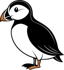 vector illustration of cartoon bird