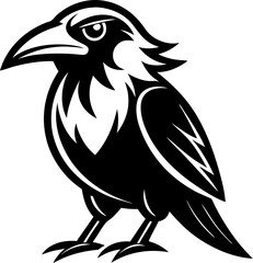 eagle cartoon isolated on white