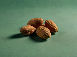 A simple yet elegant display of almonds.