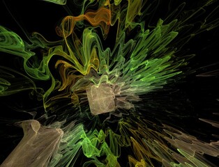 Imaginatory fractal abstract background Image