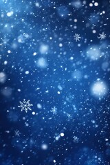 Obraz premium Winter snowfall background