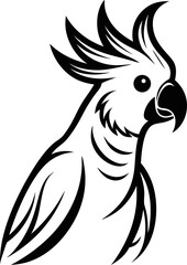 bird of paradise vector icon 