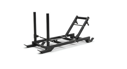 Speed sled for sprint resistance training, placed on white background