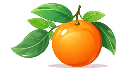 Professional Mandarin Orange Icon Cartoon Vector Illustration for Various Uses