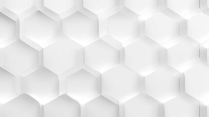 Fototapeta premium Abstract white geometric background wallpaper template