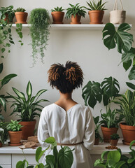 Plants in living environments enhance well-being and mindfulness.