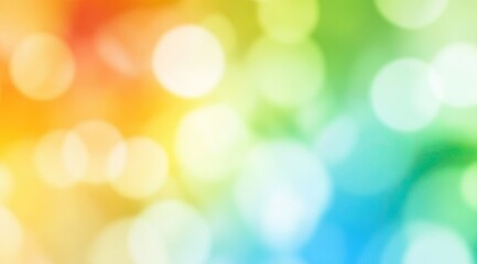 Fototapeta premium Abstract vibrant bokeh background