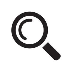 Search Icon vector illustration, magnifying glass symbol icon art.