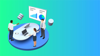 DXのビジネスイメージイラスト