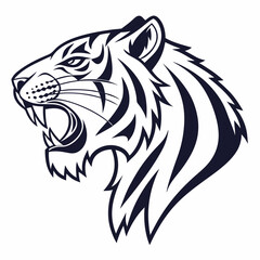tiger head vector