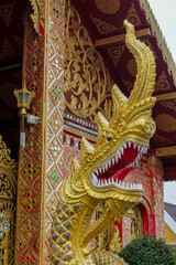 Description
Colorful dragon statues in interior and exterior of buddhist temple Wat in Thailand. Thai traditional religious Buddhist architecture with statues of Asian dragons decoration. Thailand tra