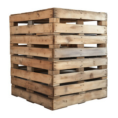 Stacked wooden crates provide durable storage and rustic decor solutions