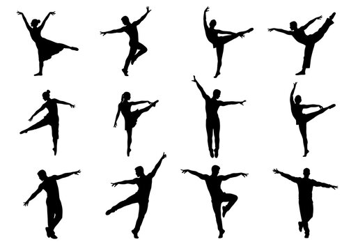 Dance Silhouettes: A Motion Study