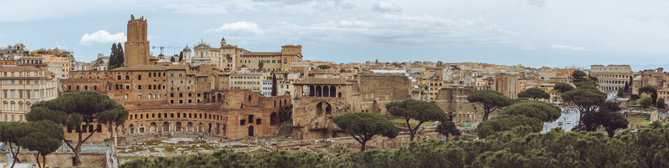 Colosseum and Forum, Roma, Italy