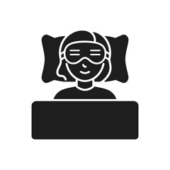 Sleep Mask Relaxation Icon