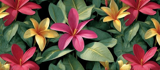 Tropical Floral Pattern (1)