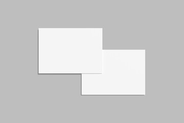 A5 Landscape Flyer Blank Mockup