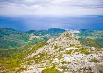 Isola d'Elba, Italy - The touristic island of Tuscany region, with awesome landscape sea, beach and trekking path named GTE, with alpinistic and ferris ways.