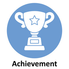 Achievement Vector icon which can easily modify or edit