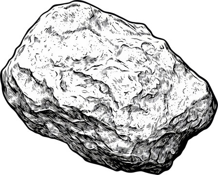 recommend clip art: rock stone sketch line art illustration drawing 