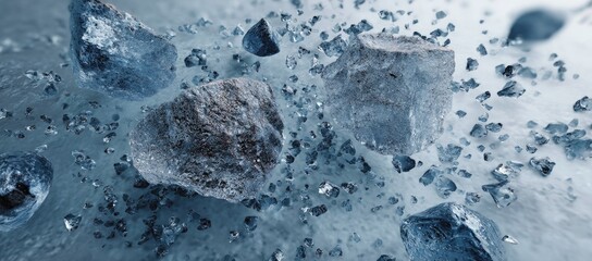 Obraz premium Shattered Ice