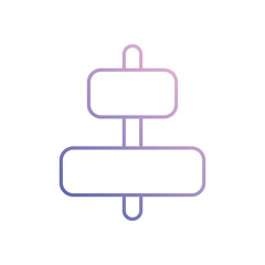 Center Align Vector icon