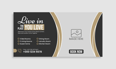 Real estate billboard and banner template Design for marketing.