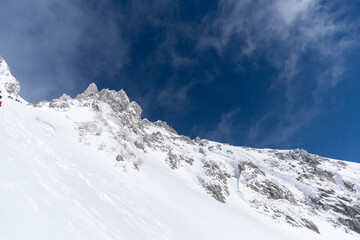 Obraz premium 厳冬期の木曽駒ケ岳