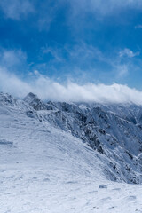 厳冬期の木曽駒ケ岳