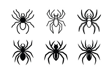 black spider with glowing eyes art