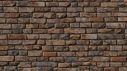 Obraz premium Weathered Stone Wall Texture with Aged Masonry and Earthy Tones in Natural Light