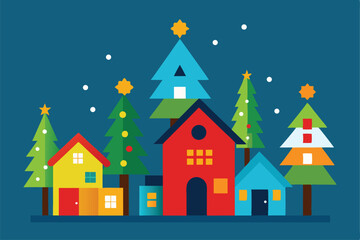 christmas tree with gifts