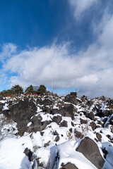 冬の鬼押出し園