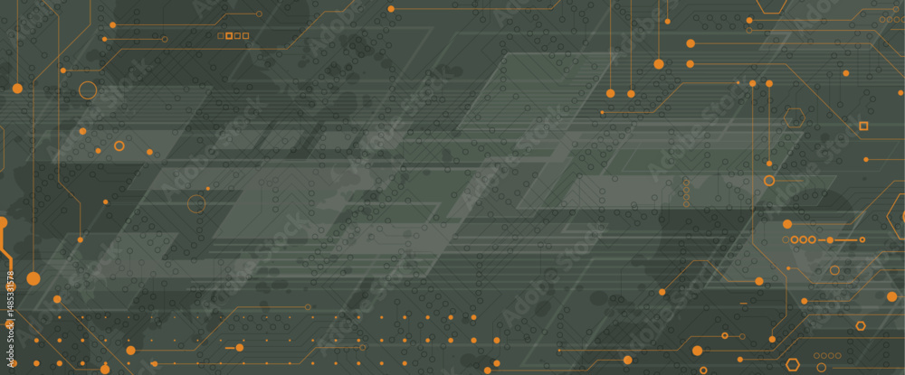 Poster abstract high technology and science background