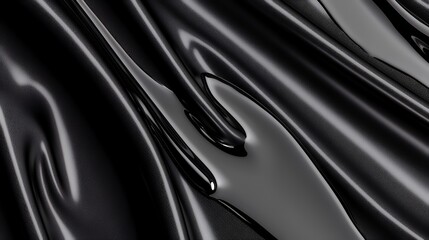 Black Fabric Texture Abstract Background
