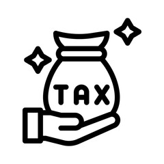 taxpayer line icon