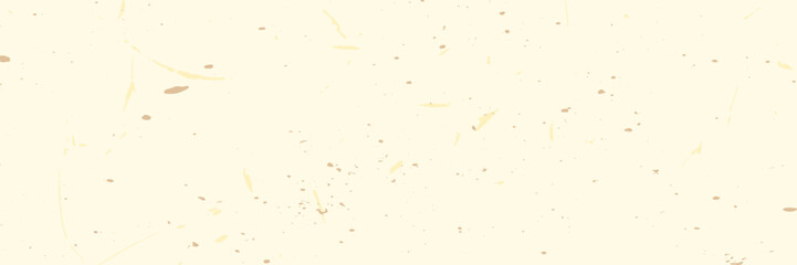 Speckled rice paper texture background with grain effect. Cream, beige color vector organic wallpaper.