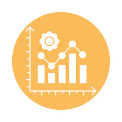 Data analytics Vector icon which can easily modify or edit