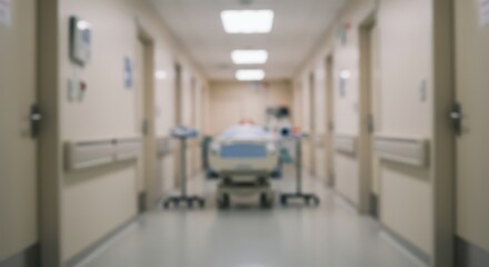 Fototapeta premium Doctor, Hospital Background and Health Sector Visual.